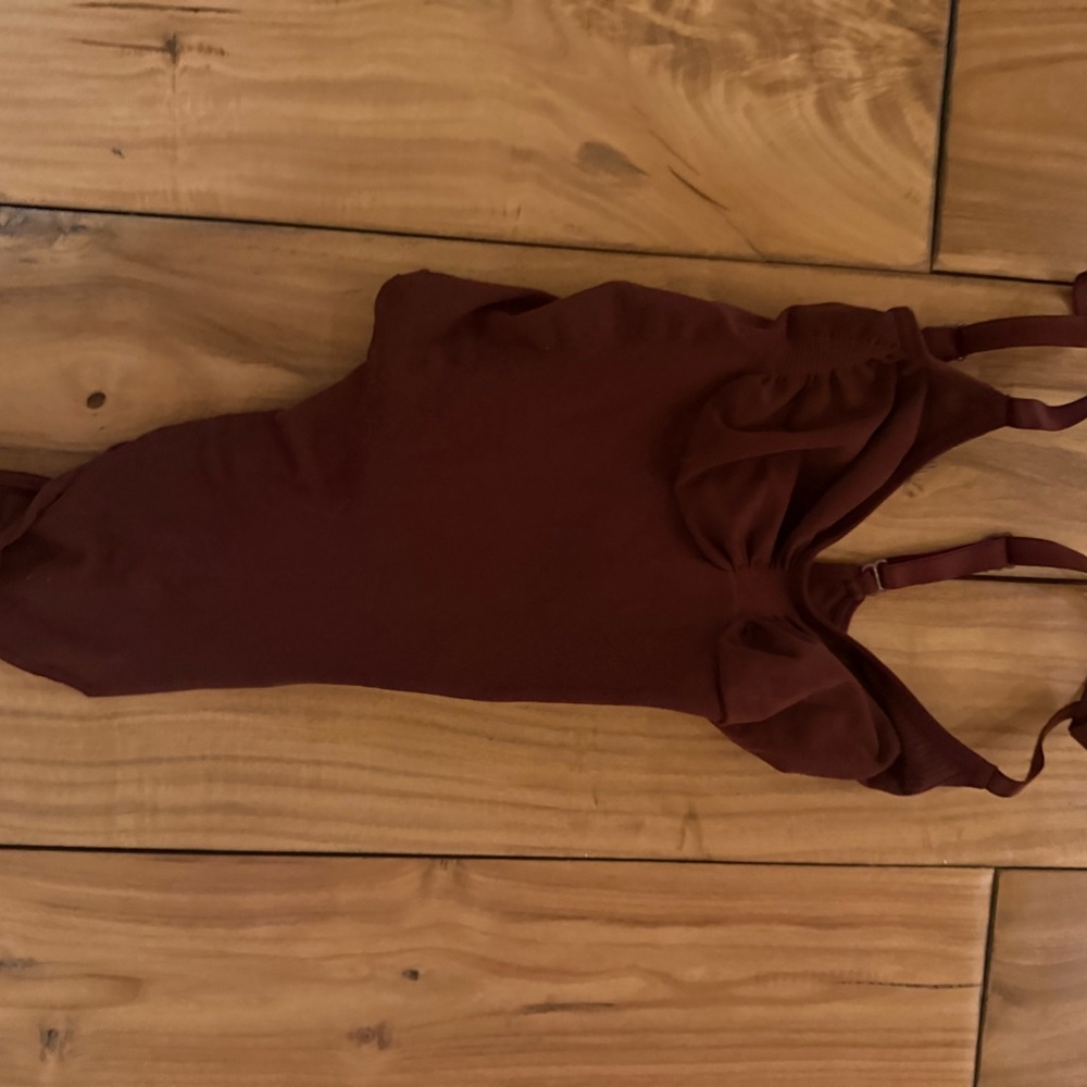 SKIMS Brown Shapewear Bodysuit